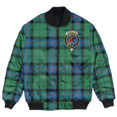 Clan Armstrong Ancient Tartan Crest Bomber Jacket EP28 Armstrong Ancient Tartan Tartan Bomber Jacket