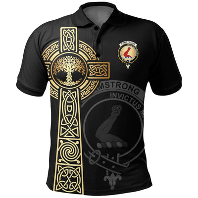 Clan Armstrong Clan Unisex Polo Shirt - Celtic Tree Of Life SW92