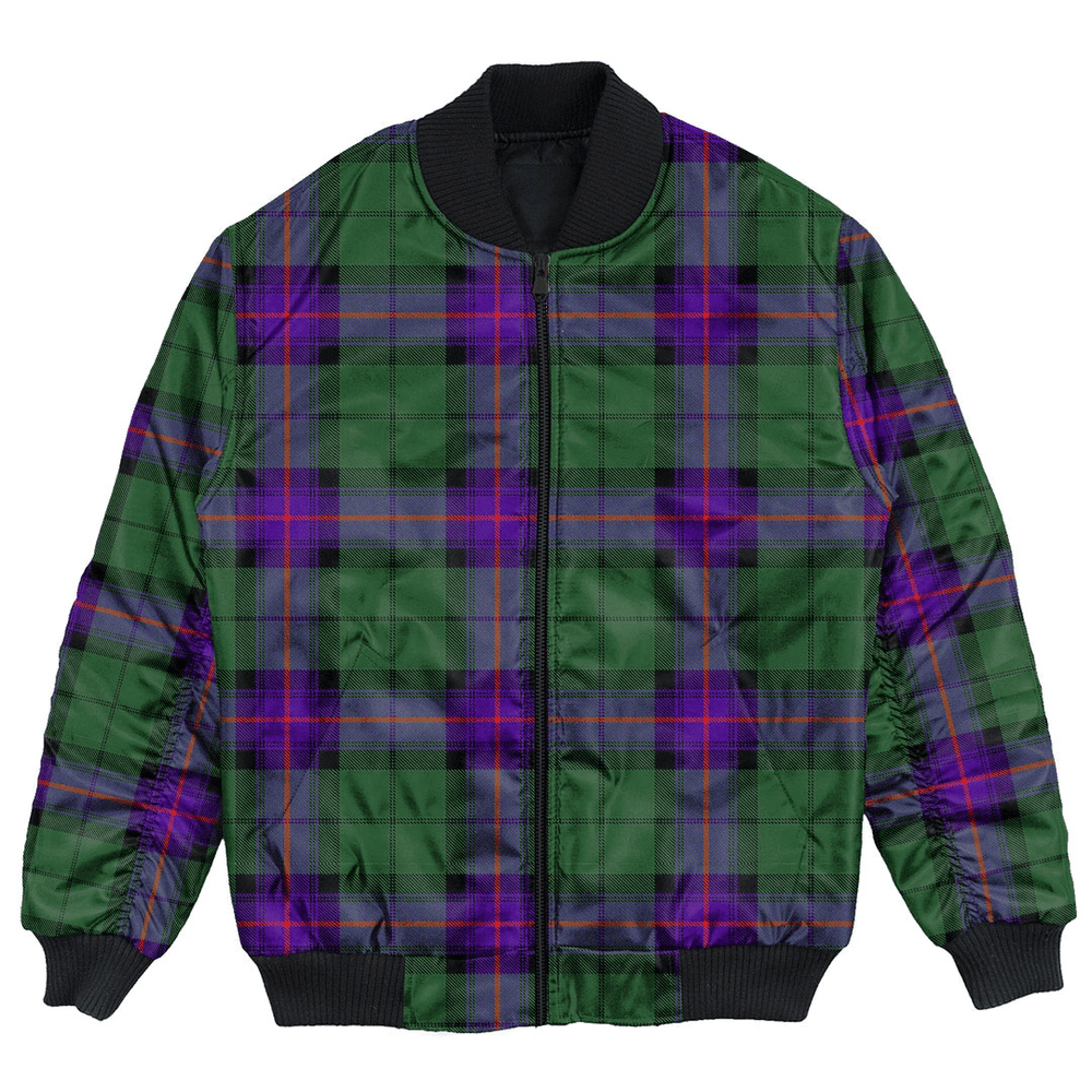 Clan Armstrong Modern Tartan Clan Bomber Jacket CK21 Armstrong Modern Tartan Tartan Bomber Jacket