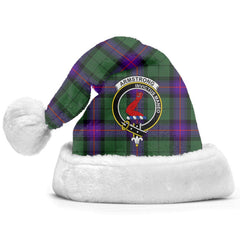 Clan Armstrong Modern Tartan Crest Christmas Santa Hat GF71 Armstrong Modern Tartan Tartan Santa Hat