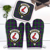 Clan Armstrong Modern Tartan Crest Oven Mitt And Pot Holder (2 Oven Mitts + 1 Pot Holder) WU54 Clan Armstrong Tartan Today
