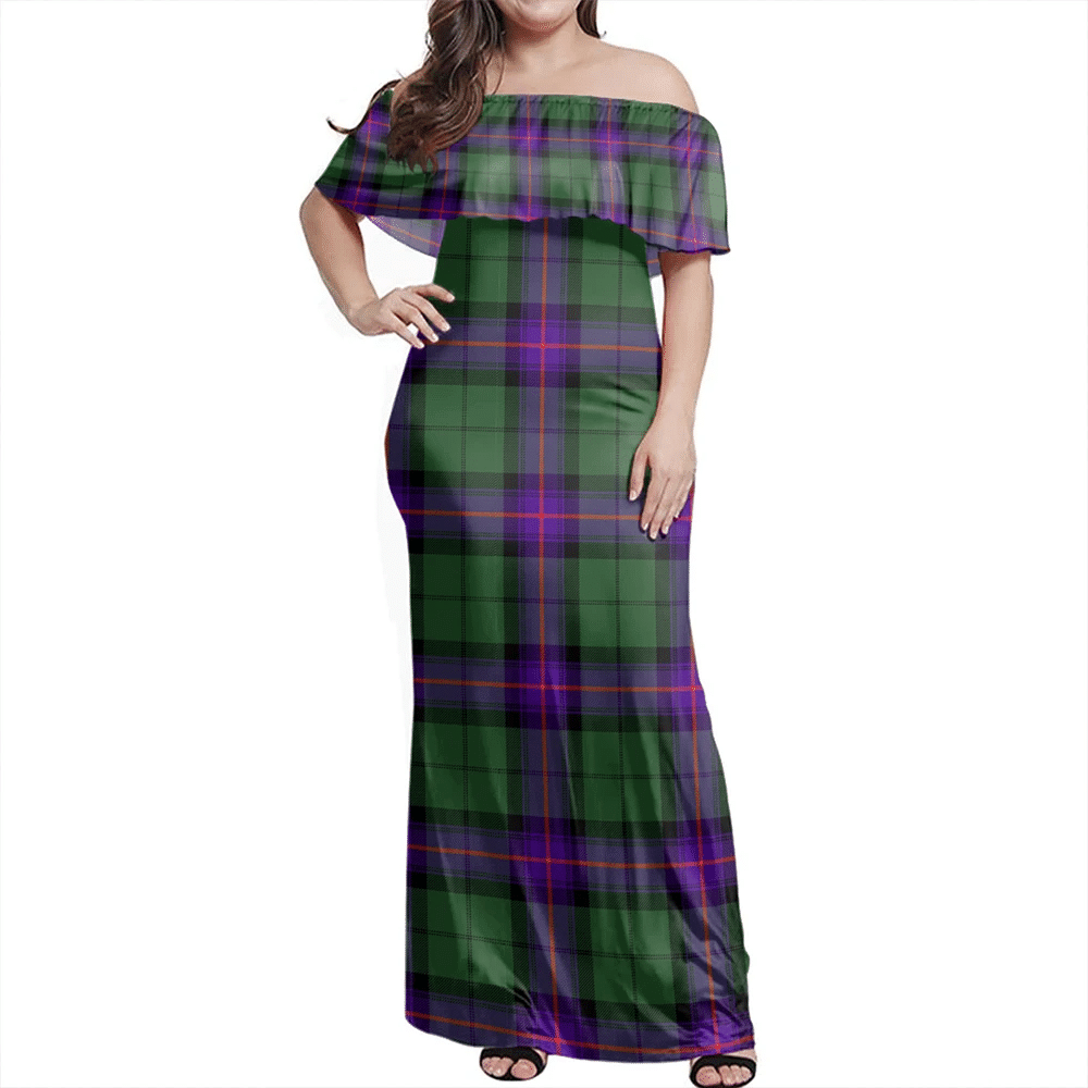 Clan Armstrong Modern Tartan Hawaii Dress YN41 Clan Armstrong Tartan Hawaii Dress