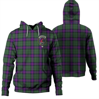 Clan Armstrong Modern Tartan Hoodie Crest