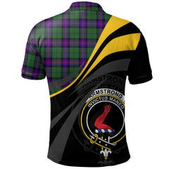Clan Armstrong Modern Tartan Polo Shirt - Royal Coat Of Arms Style BM83 Armstrong Modern Tartan Tartan Polo