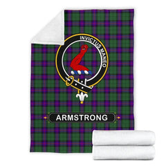 Clan Armstrong Tartan Crest Blanket 3 Sizes EW53 Clan Armstrong Tartan Today