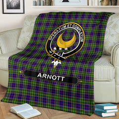 Clan Arnott Family Tartan Crest Blanket 3 Sizes EH17 Clan Arnott Tartan Today