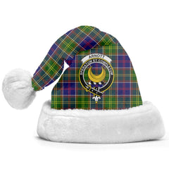 Clan Arnott Tartan Crest Christmas Santa Hat ET92 Arnott Tartan Tartan Santa Hat