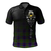 Clan Arnott Tartan Polo Shirt - Alba Celtic Style UO72 Arnott Tartan Tartan Polo