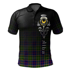 Clan Arnott Tartan Polo Shirt - Alba Celtic Style UO72 Arnott Tartan Tartan Polo