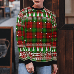 Clan Auchinleck Tartan Christmas Ugly Sweater XU56 Auchinleck Tartan Tartan Ugly Sweater