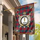Clan Auchinleck Tartan Crest Garden Flag - Celtic Thistle JS19 Clan Auchinleck Tartan Today