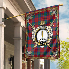 Clan Auchinleck Tartan Crest Garden Flag - Celtic Thistle JS19 Clan Auchinleck Tartan Today