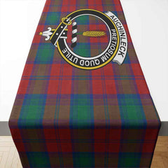 Clan Auchinleck Tartan Crest Table Runner Cotton FM64 Auchinleck Tartan Tartan Table Runner