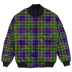Clan Ayrshire District Tartan Bomber Jacket LP30 Ayrshire District Tartan Tartan Bomber Jacket