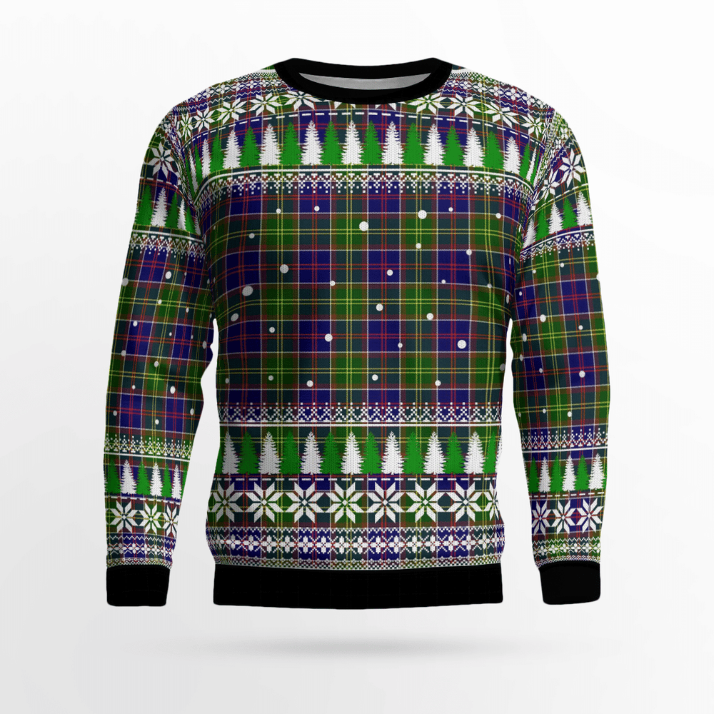 Clan Ayrshire District Tartan Christmas Ugly Sweater GG65 Ayrshire District Tartan Tartan Ugly Sweater