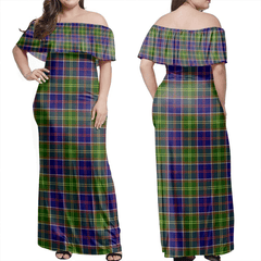 Clan Ayrshire District Tartan Hawaii Dress TQ98 Clan Ayrshire Tartan Hawaii Dress