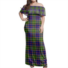 Clan Ayrshire District Tartan Hawaii Dress TQ98 Clan Ayrshire Tartan Hawaii Dress