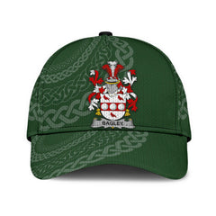 Clan Bagley Coat Of Arms - Irish Family Crest St Patrick's Day Classic CapWB24 Classic Cap - Bagley Coat Of Arms St Patrick's Day Classic Cap Irish Cap