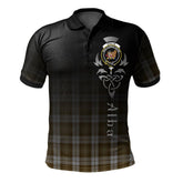 Clan Baillie Dress Tartan Polo Shirt - Alba Celtic Style SZ83 Baillie Dress Tartan Tartan Polo