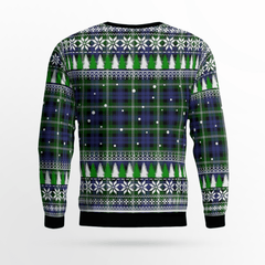 Clan Baillie Modern Crest Tartan Christmas Ugly Sweater RO36 Baillie Modern Crest Tartan Tartan Ugly Sweater