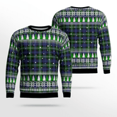 Clan Baillie Modern Tartan Christmas Ugly Sweater XM39 Baillie Modern Tartan Tartan Ugly Sweater