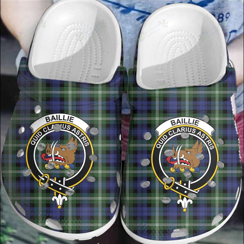 Clan Baillie Modern Tartan Crest Clogs Classic VA93 Baillie Modern Tartan Tartan Today