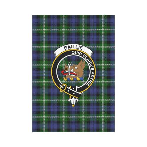 Clan Baillie Modern Tartan Crest Garden Flag AH86 Clan Baillie Tartan Today