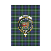 Clan Baillie Modern Tartan Crest Garden Flag AH86 Clan Baillie Tartan Today