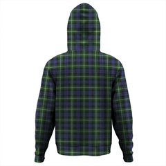 Clan Baillie Modern Tartan Hoodie Crest JFCKDWEY-1 Baillie Modern Tartan Hoodies