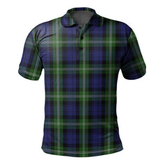Clan Baillie of Polkemmet Tartan Polo Shirt DA74 Baillie of Polkemmet Tartan Tartan Polo