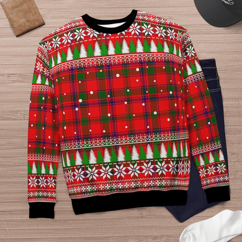 Clan Bain Tartan Christmas Ugly Sweater SL82 Bain Tartan Tartan Ugly Sweater