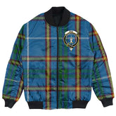 Clan Bain Tartan Crest Bomber Jacket QL56 Bain Tartan Tartan Bomber Jacket