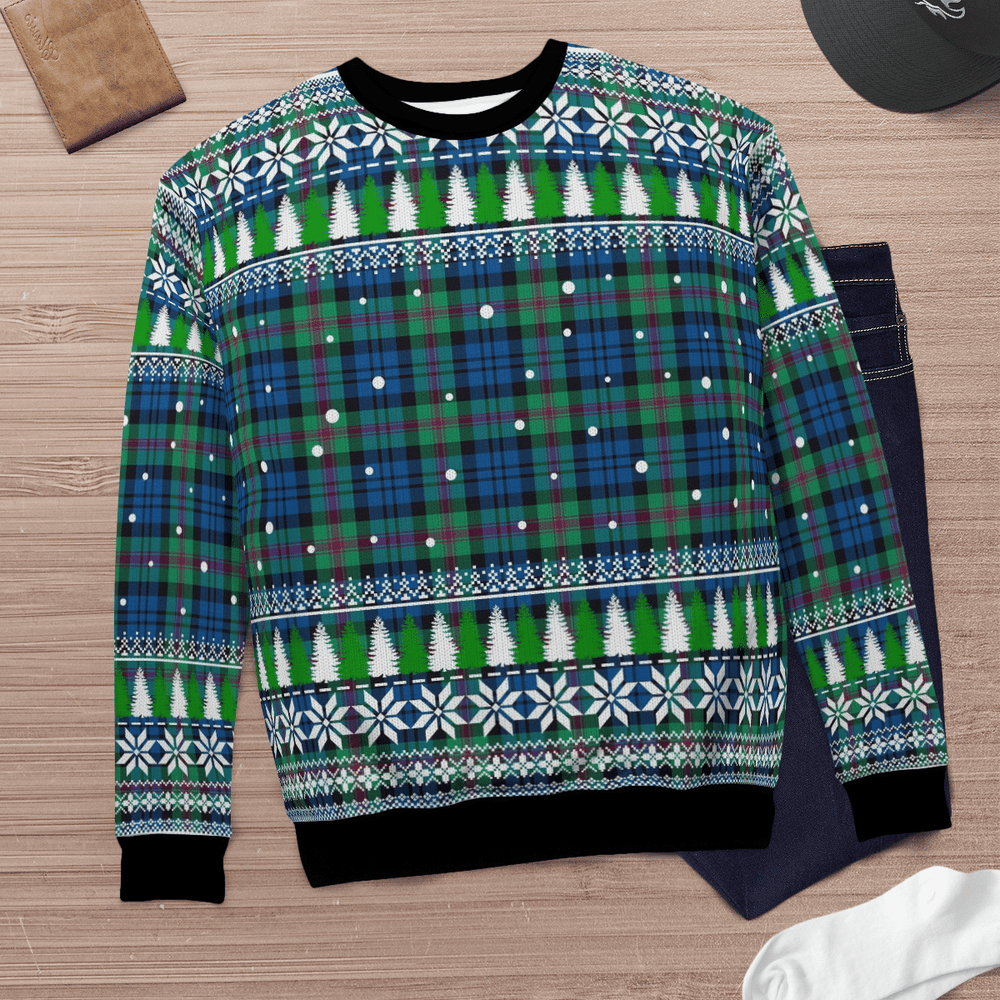Clan Baird Ancient Tartan Christmas Ugly Sweater VC11 Baird Ancient Tartan Tartan Ugly Sweater