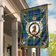 Clan Baird Ancient Tartan Crest Garden Flag - Celtic Thistle QZ18 Clan Baird Tartan Today