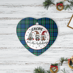 Clan Baird Ancient Tartan Gnome Heart Ceramic Ornament LP71 Baird Ancient Tartan Gnome Tartan Christmas