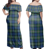 Clan Baird Ancient Tartan Hawaii Dress NF81 Clan Baird Tartan Hawaii Dress