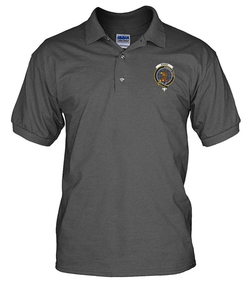 Clan Baird Family Crest Polo T-Shirt BQ17 Baird Tartan Tartan Polo