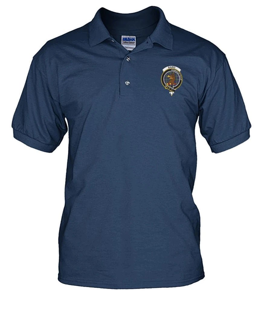 Clan Baird Family Crest Polo T-Shirt BQ17 Baird Tartan Tartan Polo