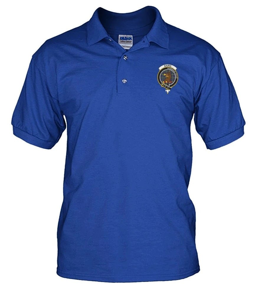 Clan Baird Family Crest Polo T-Shirt BQ17 Baird Tartan Tartan Polo