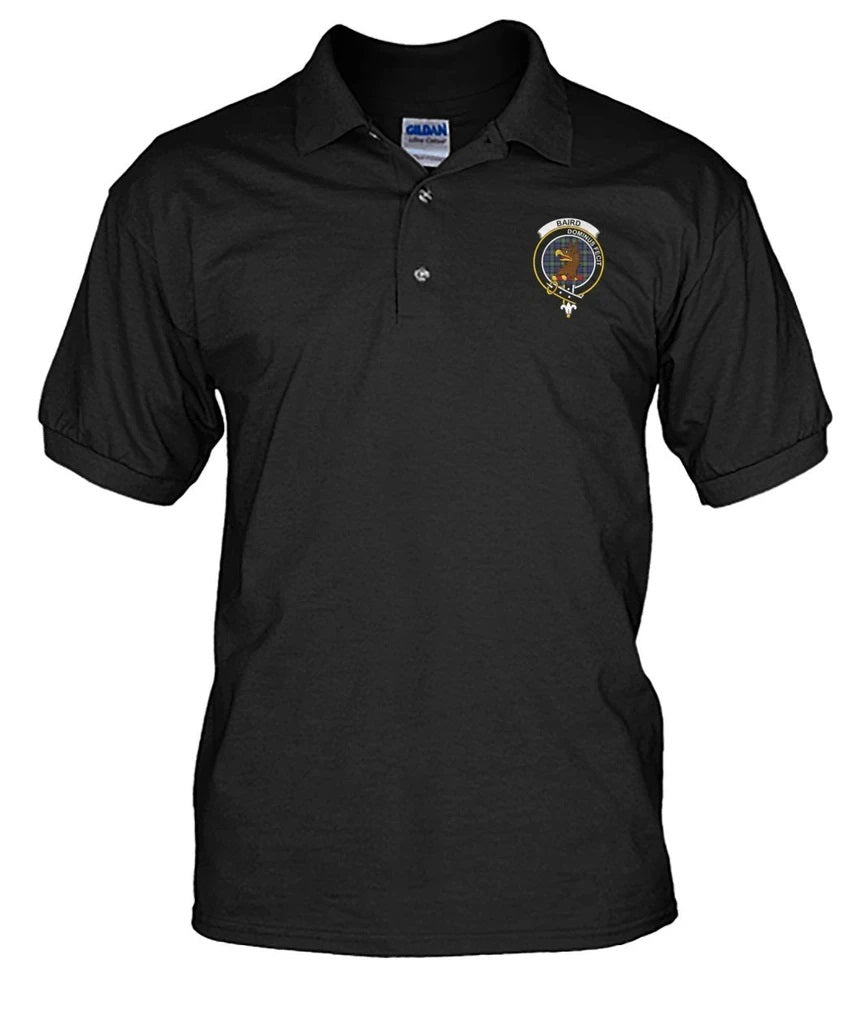 Clan Baird Family Crest Polo T-Shirt BQ17 Baird Tartan Tartan Polo