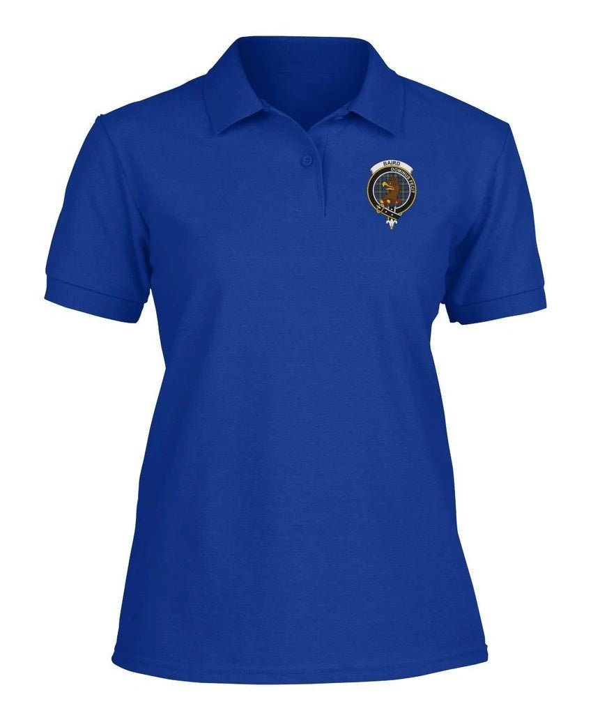 Clan Baird Family Crest Polo T-Shirt BQ17 Baird Tartan Tartan Polo