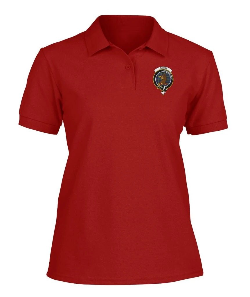 Clan Baird Family Crest Polo T-Shirt BQ17 Baird Tartan Tartan Polo