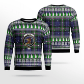 Clan Baird Modern Crest Tartan Christmas Ugly Sweater RD78 Baird Modern Crest Tartan Tartan Ugly Sweater