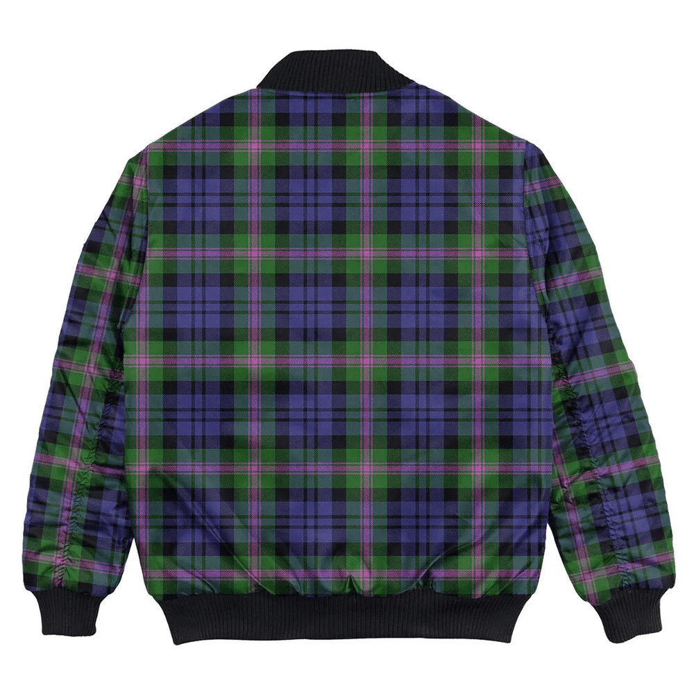 Clan Baird Modern Tartan Bomber Jacket OG91 Baird Modern Tartan Tartan Bomber Jacket