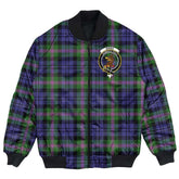 Clan Baird Modern Tartan Crest Bomber Jacket WR94 Baird Modern Tartan Tartan Bomber Jacket
