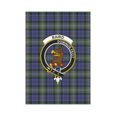 Clan Baird Modern Tartan Crest Garden Flag ID77 Clan Baird Tartan Today