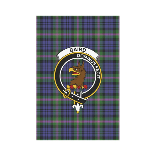 Clan Baird Modern Tartan Crest Garden Flag ID77 Clan Baird Tartan Today