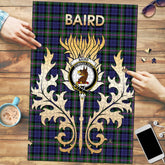 Clan Baird Modern Tartan Crest Thistle Jigsaw Puzzles Gift For Family LI53 Clan Baird Tartan Today