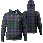 Clan Baird Modern Tartan Hoodie Crest SAY2F7MP-1 Baird Modern Tartan Hoodies