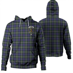 Clan Baird Modern Tartan Hoodie Crest SAY2F7MP-1 Baird Modern Tartan Hoodies